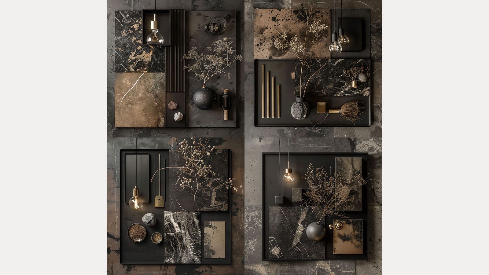 I wanted to continue working on the second image: «Use 2 – vary strong» © Midjourney, Inc. Materialcollage Moodboard 6 - Kuenstliche Intelligenz Innenarchitekt - Innenarchitektur Design - DOBAS AG © Midjourney.jpg