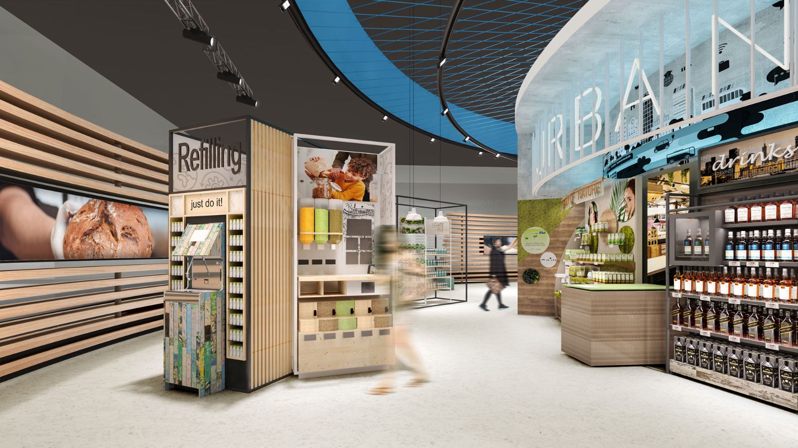 Rendering Messestand 2 - umdasch EuroShop 2020 - Innenarchitektur Design - DOBAS AG © DOBAS AG.jpg