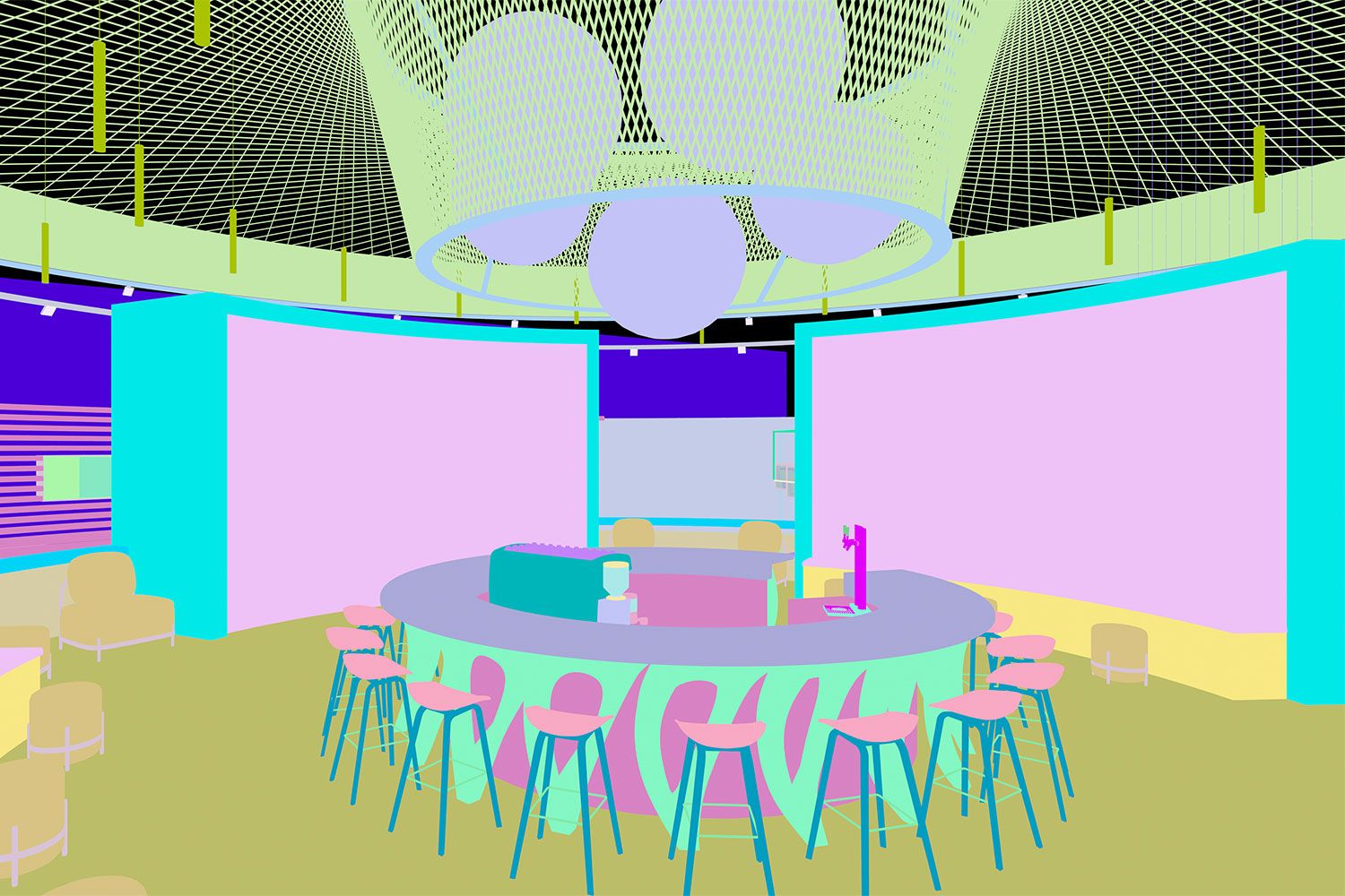 Rendering Aufbau 1 - umdasch Messestand EuroShop - DOBAS AG.jpg