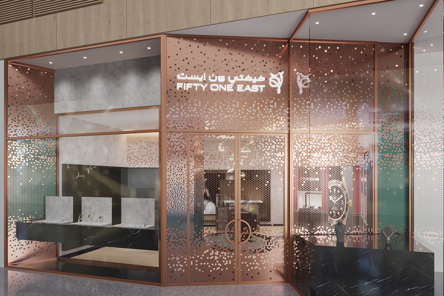 Rendering Multibrand Boutique 4 - Fifty One East - Innenarchitektur Design - DOBAS AG.jpg