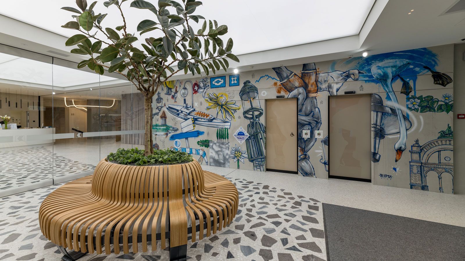 24h Zone Kunst Linus von Moos Rips1 - Luzerner Kantonalbank LUKB - Innenarchitektur Design - DOBAS AG © Thomas Studhalter.jpg