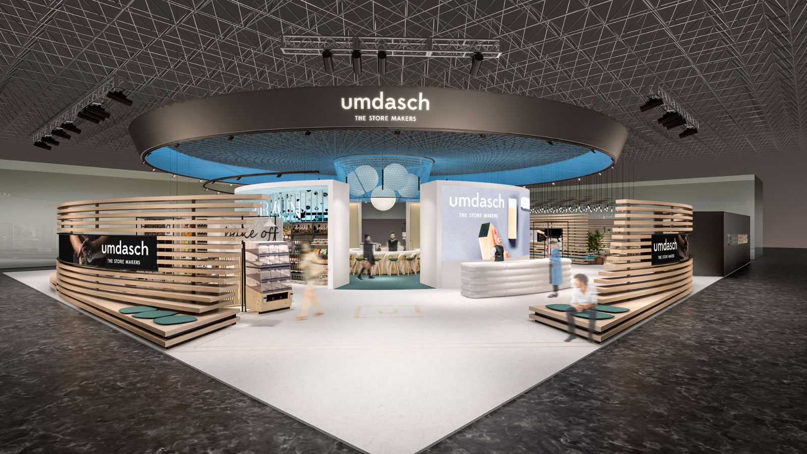 Rendering Messestand 1 - umdasch EuroShop 2020 - Innenarchitektur Design - DOBAS AG © DOBAS AG.jpg