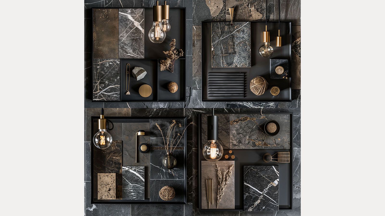 And again the third image – with more changes: «Use 3 – vary strong» © Midjourney, Inc. Materialcollage Moodboard 4 - Kuenstliche Intelligenz Innenarchitekt - Innenarchitektur Design - DOBAS AG © Midjourney.jpg