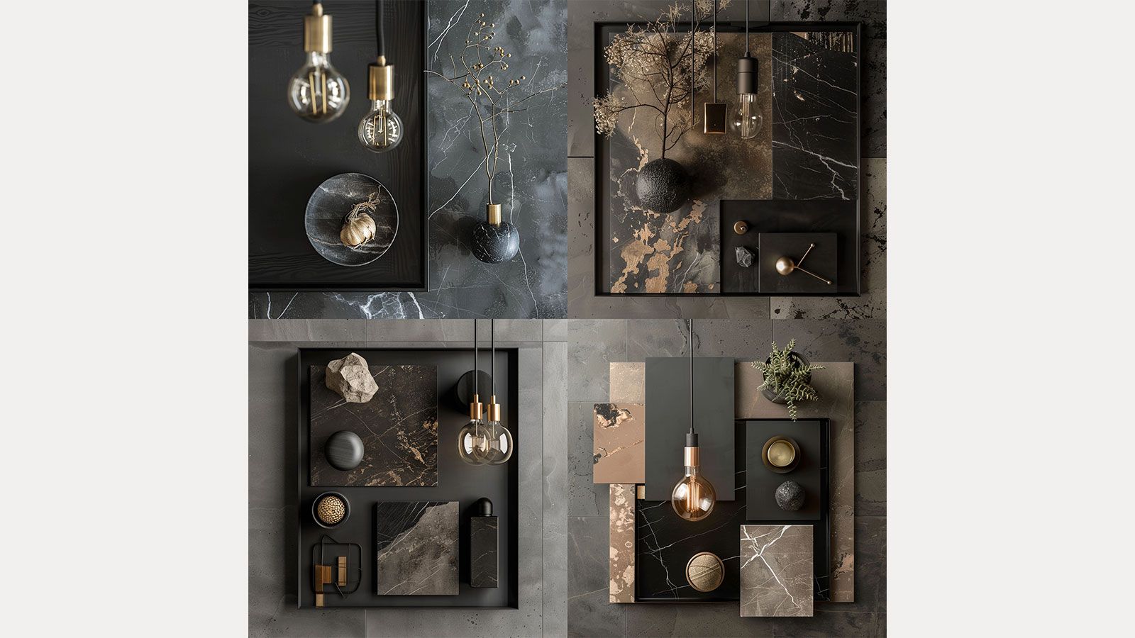 The same prompt again, new results again © Midjourney, Inc. Materialcollage Moodboard 5 - Kuenstliche Intelligenz Innenarchitekt - Innenarchitektur Design - DOBAS AG © Midjourney.jpg