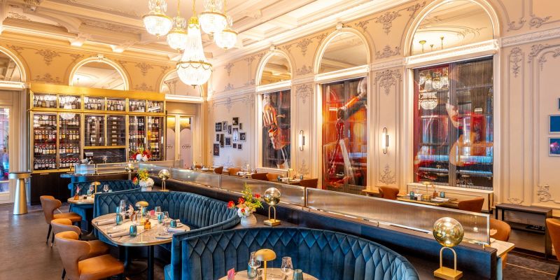 Restaurant Design in a Historic Building – Brasserie VICO in the Hotel Schweizerhof Luzern